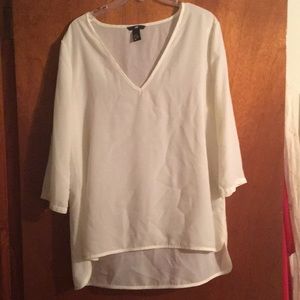 Crisp White H&M blouse